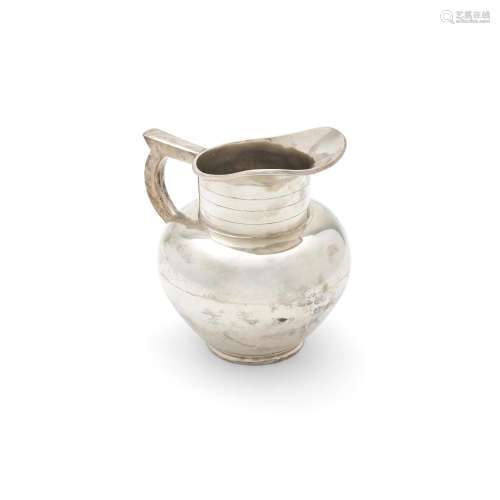 A MEXICAN STERLING SILVER PITCHER, HECTOR AGUILAR, 1949-1962...