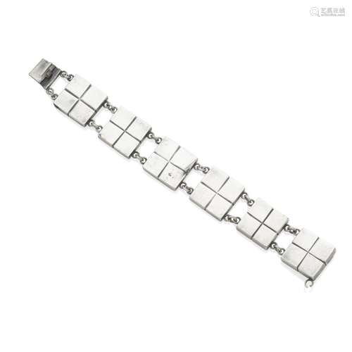 A SILVER LINK BRACELET, WILLIAM SPRATLING, CIRCA 1940-46