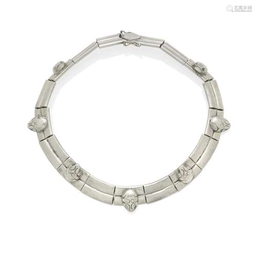 A SILVER NECKLACE, WILLIAM SPRATLING, CIRCA 1956-64