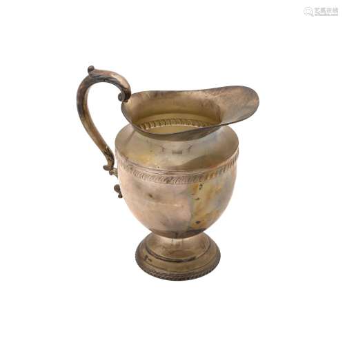 AN AMERICAN STERLING SILVER WATER PITCHER, POOLE SILVER CO.,...