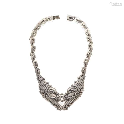 A SILVER NECKLACE, MARGOT DE TAXCO