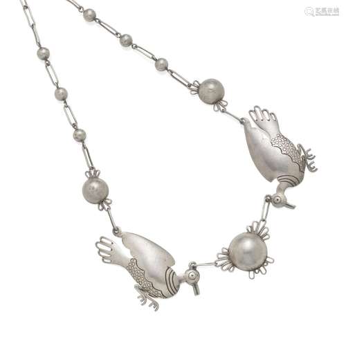 A SILVER NECKLACE, WILLIAM SPRATLING, CIRCA 1933-39