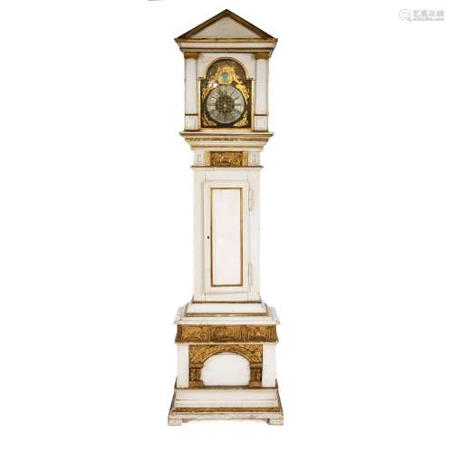 grandfather clock, c. 1800, wh