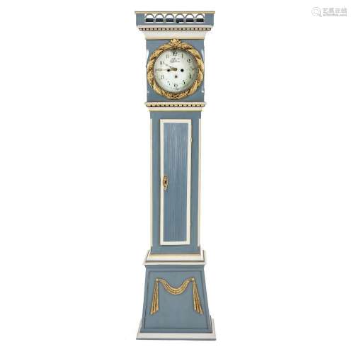 Grandfather clock light blue/g