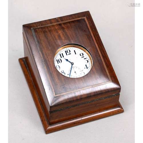 Rosewood clock stand in writin