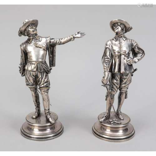 Pair of standing musketeers, a