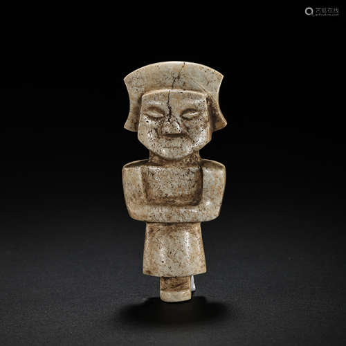 CHINESE CHIKU PAI JADE IDOL, HONGSHAN CULTURE, CHINA