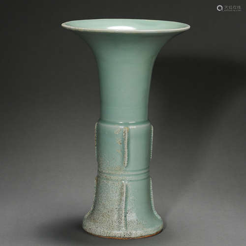 LONGQUAN WARE CELADON STATUE, SOUTHERN SONG DYNASTY, CHINA