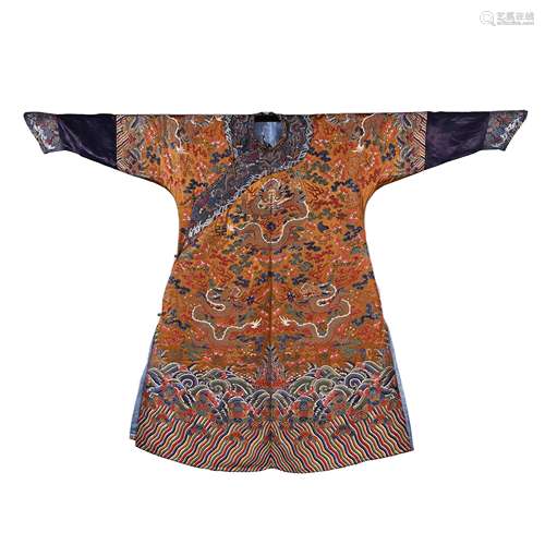 KE SI DRAGON ROBE OF QING DYNASTY, CHINA