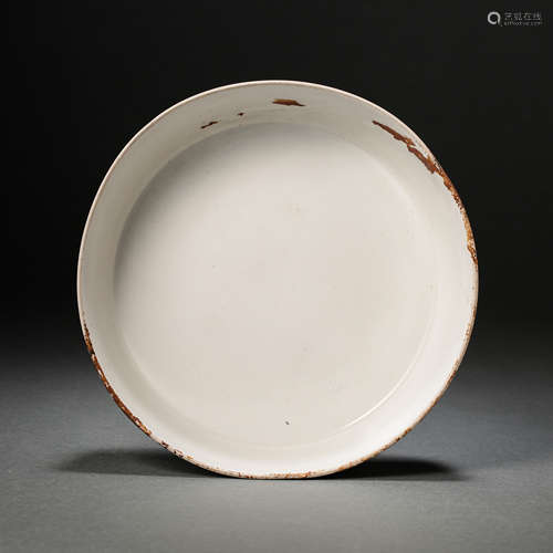 DING WARE PLATE, NORTHERN SONG DYNASTY, CHINA