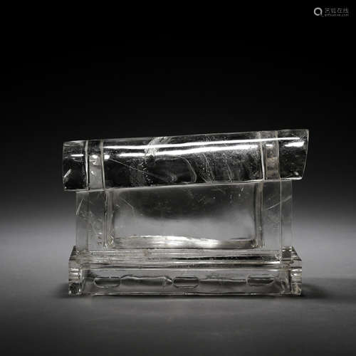 CRYSTAL SARIRA COFFIN, TANG DYNASTY, CHINA