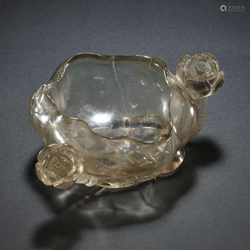 CHINESE CRYSTAL LOTUS CUP, LIAO AND JIN PERIOD