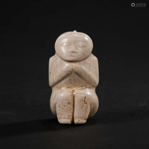 CHINESE CHIKU PAI JADE IDOL, HONGSHAN CULTURE, CHINA