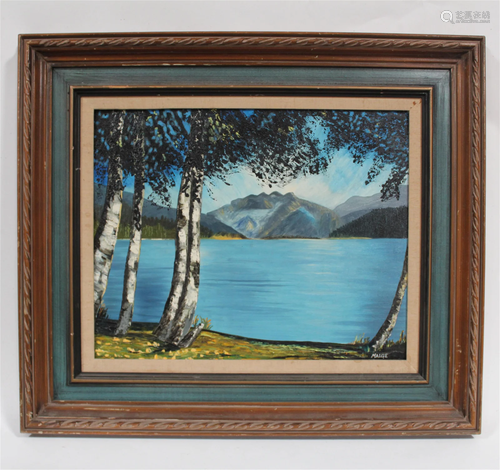 A Framed Oil Painting