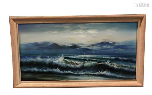 A Framed Oil Painting