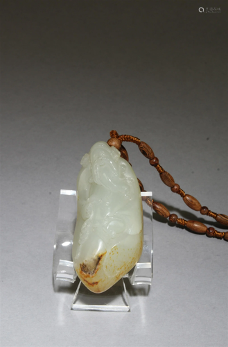 Chinese Hetian Jade Ornament