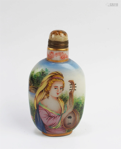 Chinese Peking Glass Snuff Bottle