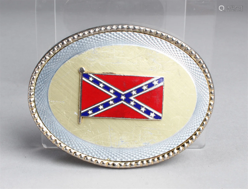 An Oval Shaped Belt Buckle