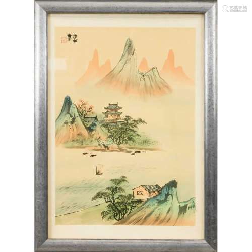 Landscape painting, China, 20t