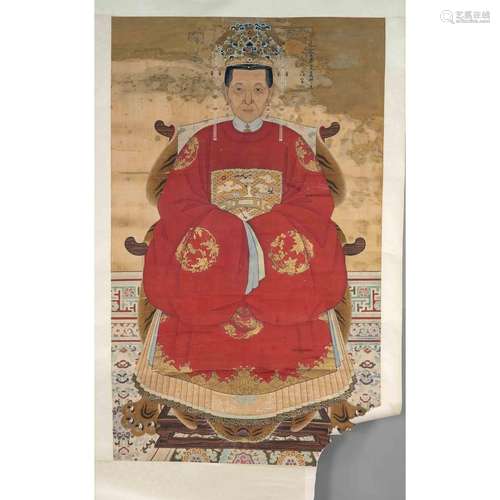 Large portrait of Empress Cixi