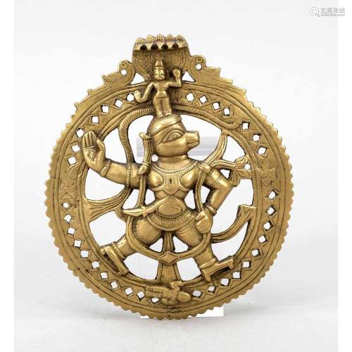Hanuman amulet, India, beginni