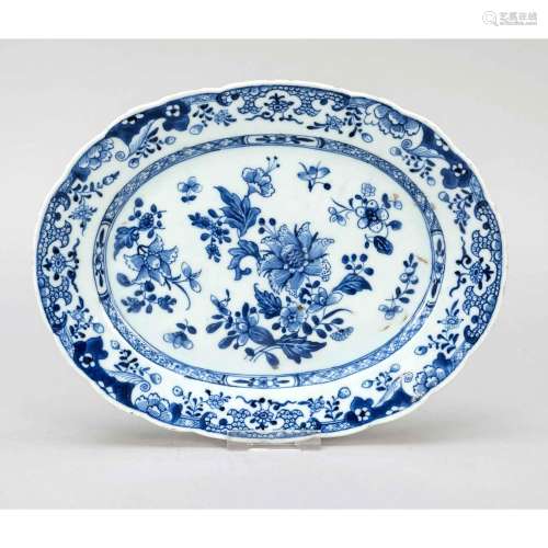 Blue and white plate, China, 1