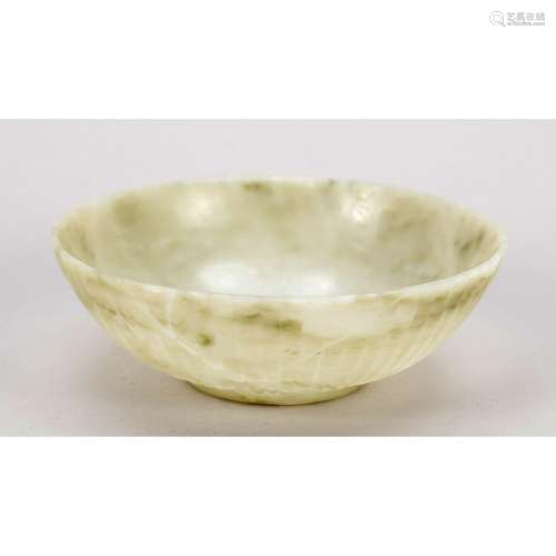 Lapidated jade bowl, China, pr