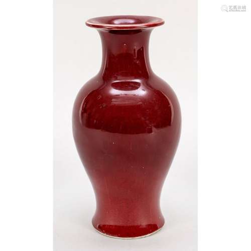 Monochrome vase, China, probab