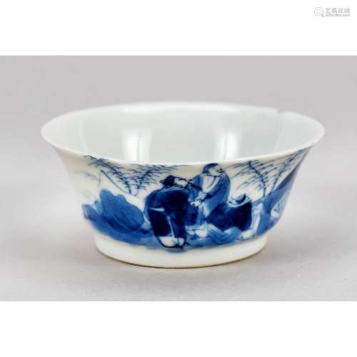 Blue & white winecup, China, 1