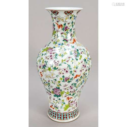 Famille Rose vase, China, prob