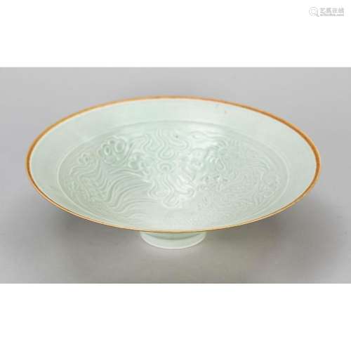 Dragon & Phoenix celadon bowl,