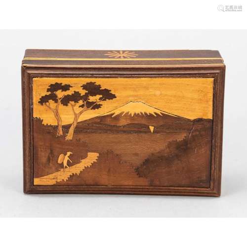 Box with 4 matchboxes, Japan,