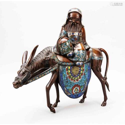 Mule with a rider (Censer?), C