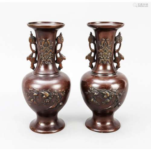 Pair of vases, Japan, end of t