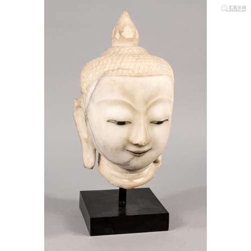 Head of a Buddha statue, Burma