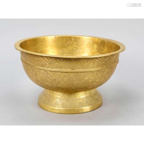 Brass bowl, probably Indonesia
