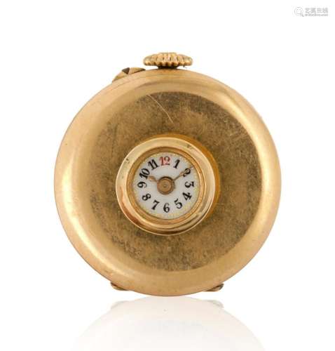 BUTTONHOLE WATCH IN GOLD, CIRCA 1880