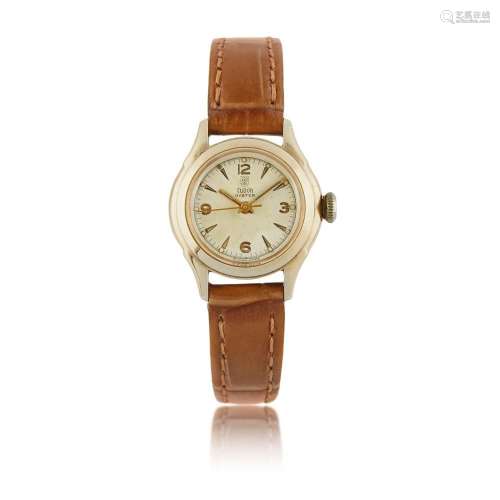 TUDOR OYSTER "ROSELLINA" IN GOLD, 50s