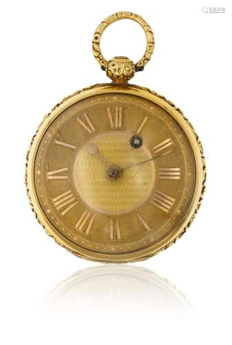 WATCH IN GOLD, CIRCA 1860