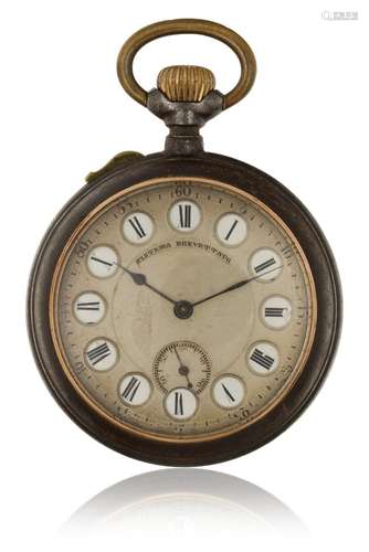 JUMPING 24-HOUR WATCH, CIRCA 1890