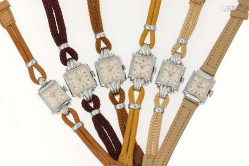 LOT OF 6 FEMALE WATCHES, 30s