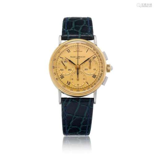 BAUME & MERCIER CHRONOGRAPH REF. 6101.099 IN STEEL AND G...