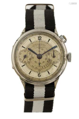 LOWENTHAL MONOPUSHER CHRONOGRAPH "4T", 30s