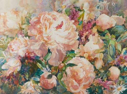 Ellen Jean Diederich Watercolor Flowers