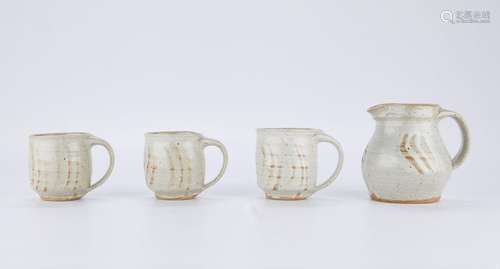 Set 3 Warren MacKenzie Mugs w/ Pitcher - Marked