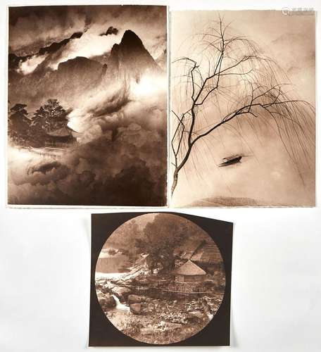 Grp: 3 Chin San Long Photogravures