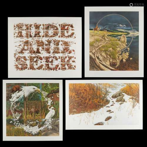 Grp: 4 Bev Doolittle Lithographs Hand Signed