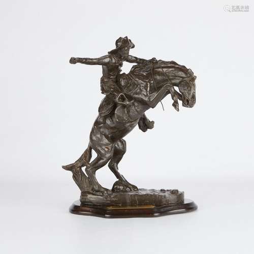 After Frederick Remington Bronco Buster Bronze