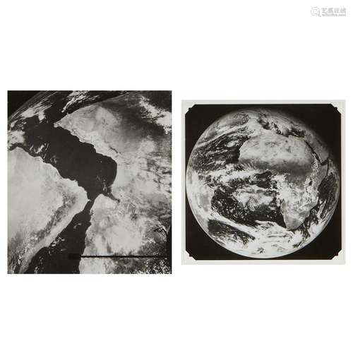 Grp: 2 NASA Satellite B&W Photographs