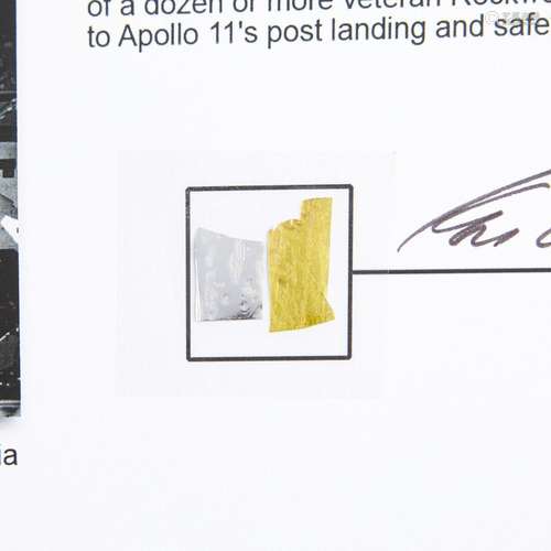 Apollo 11 Kapton Fragments on Ken Havekotte COA